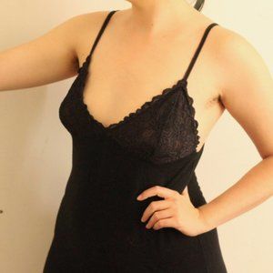 🌟2 for $15🌟 Black Vintage Lace Slip/ Nightgown